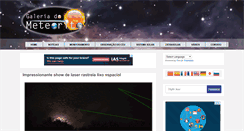 Desktop Screenshot of galeriadometeorito.com